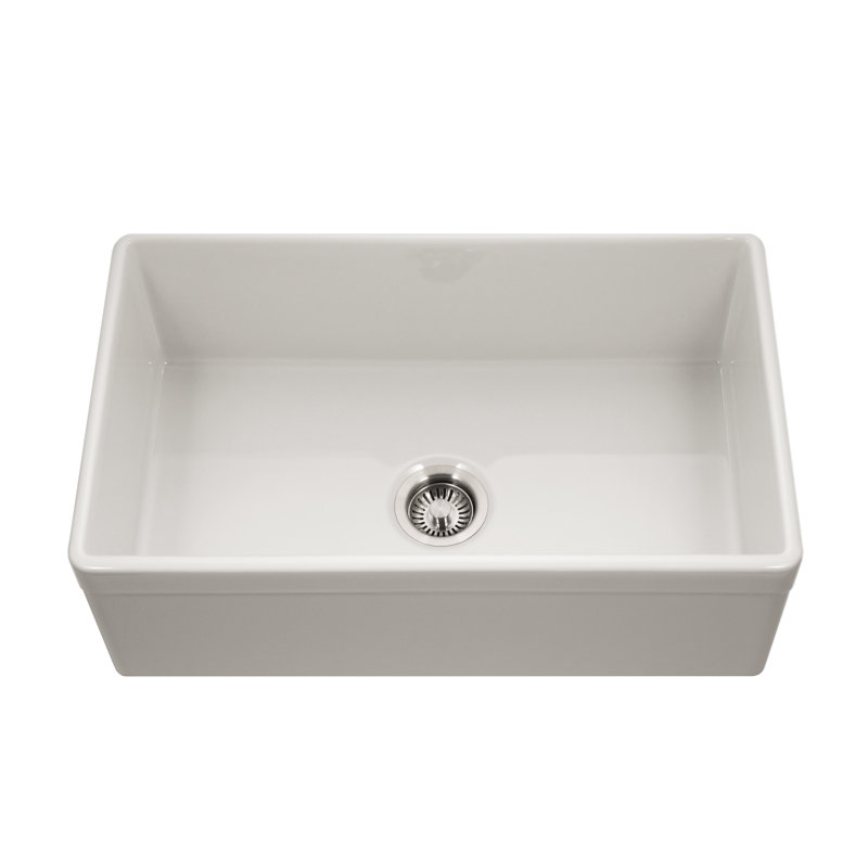 30'' L Single Bowl Fireclay Kitchen Sink