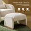 64cm Wide Rectangle Solid Colour Standard Ottoman-1243468336