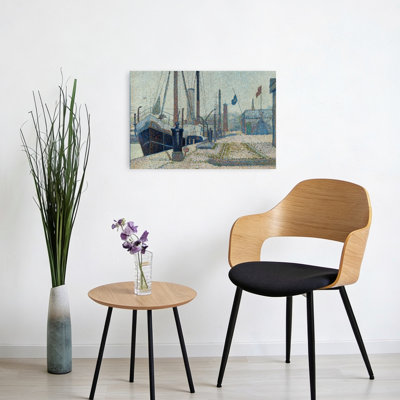 The Maria At Honfleur, 1886 Impressionist Contemporary Coastal Wall Art Print