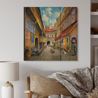 Peinture de Mexico, reproduction industrielle sur bois