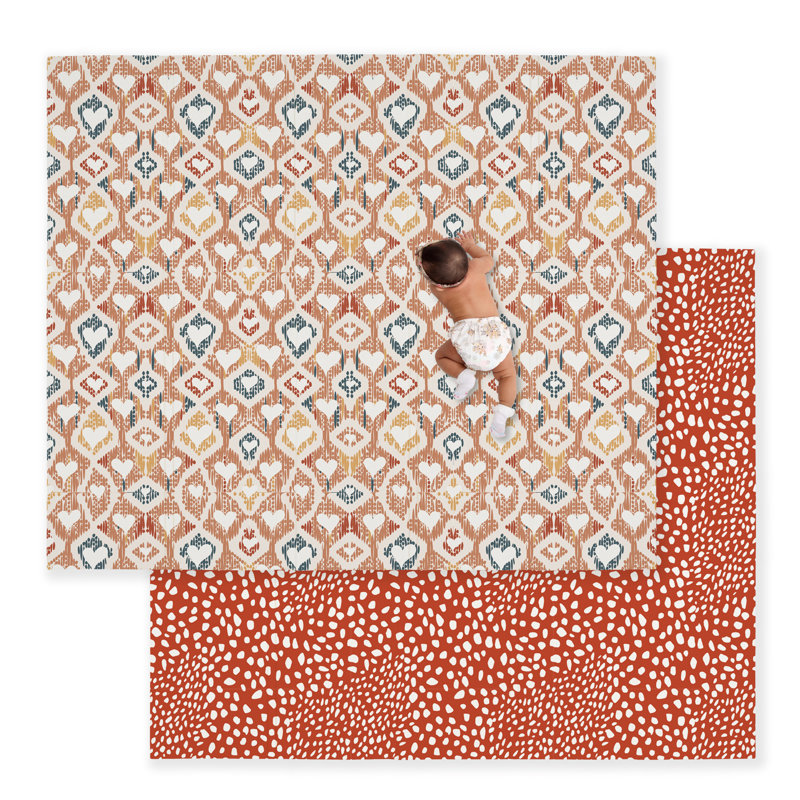 Tapis de jeu en mousse pliable JumpOff Jo, Boho Hearts
