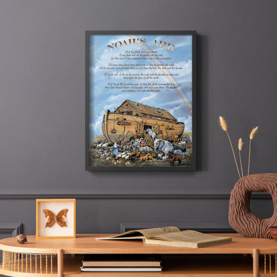 Noah's Ark Genesis Framed Print - Solid Wood