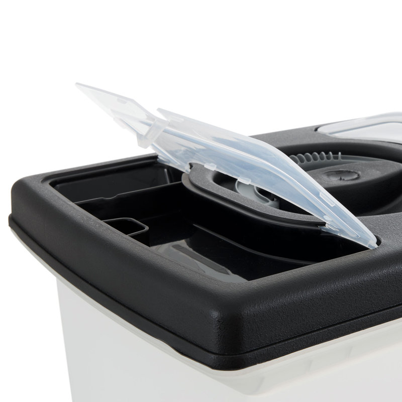 Gracious Living Stackable File Storage Caddy With Accessory Compartment, 2 Packs