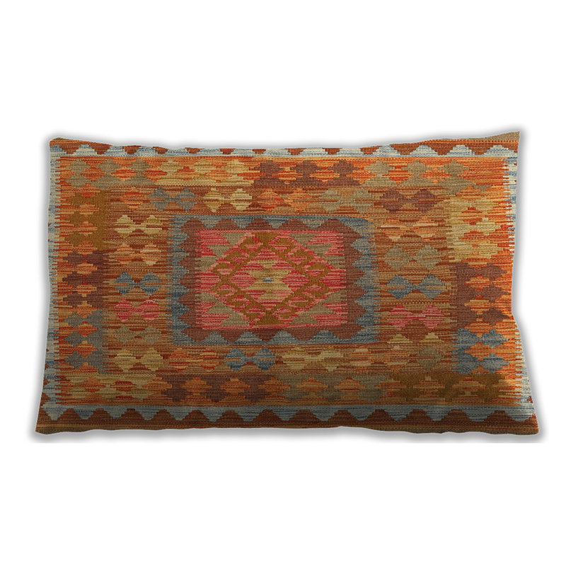 Ikat Throw Pillow, Synthetic