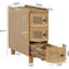 Table de chevet en bois, table de bout, table d'appoint