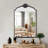 Lindon Arched Iron Wall Mirror-147332775-147332777