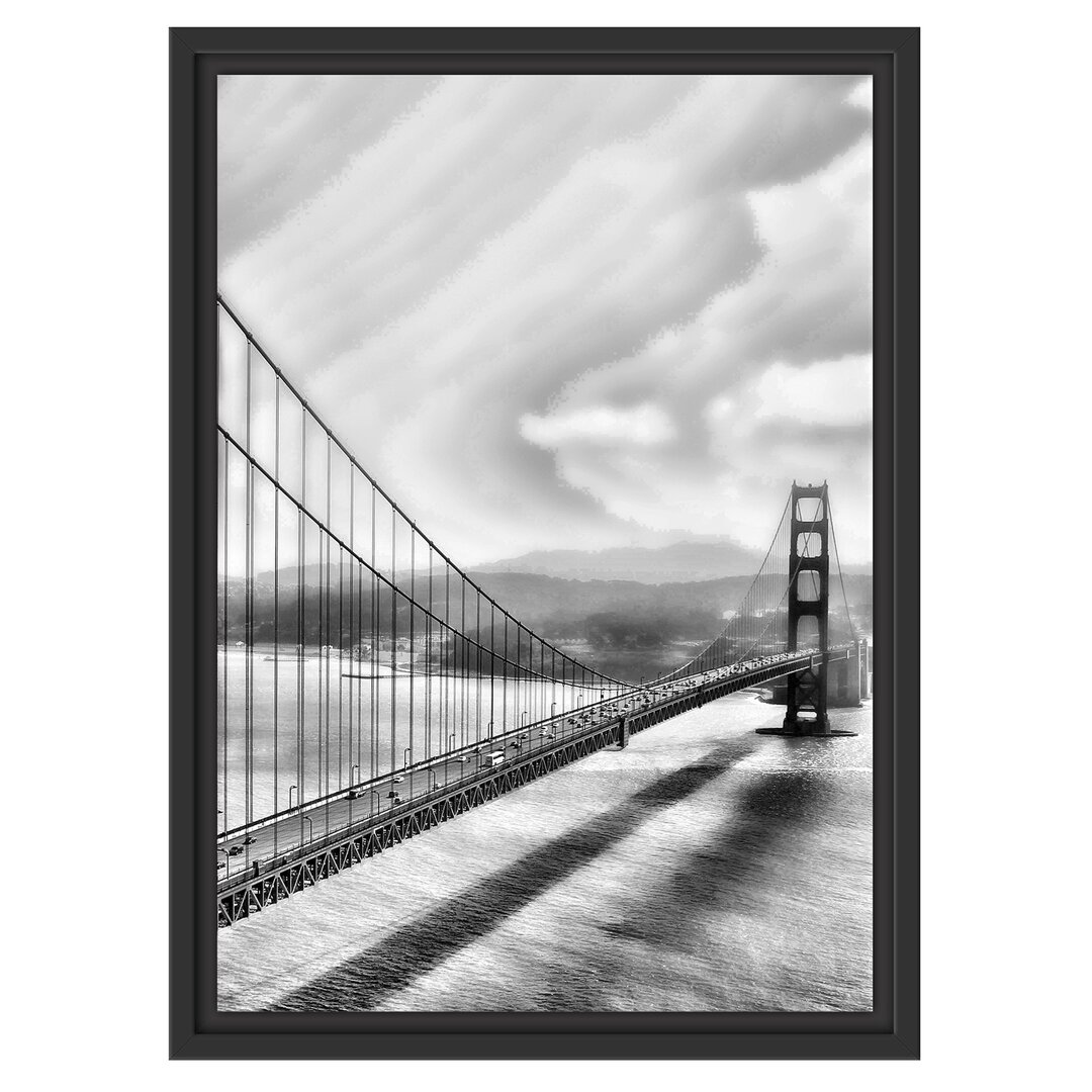 Gerahmtes Wandbild Golden Gate Bridge, San Francisco