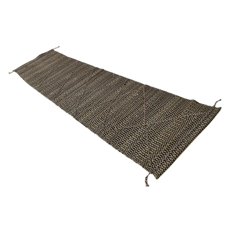 Tapis de couloir noir Murry