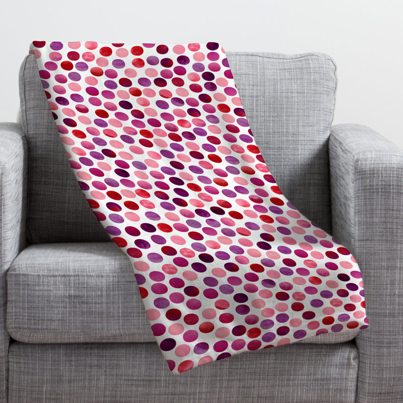 Garima Dhawan Dots Throw Blanket, Large