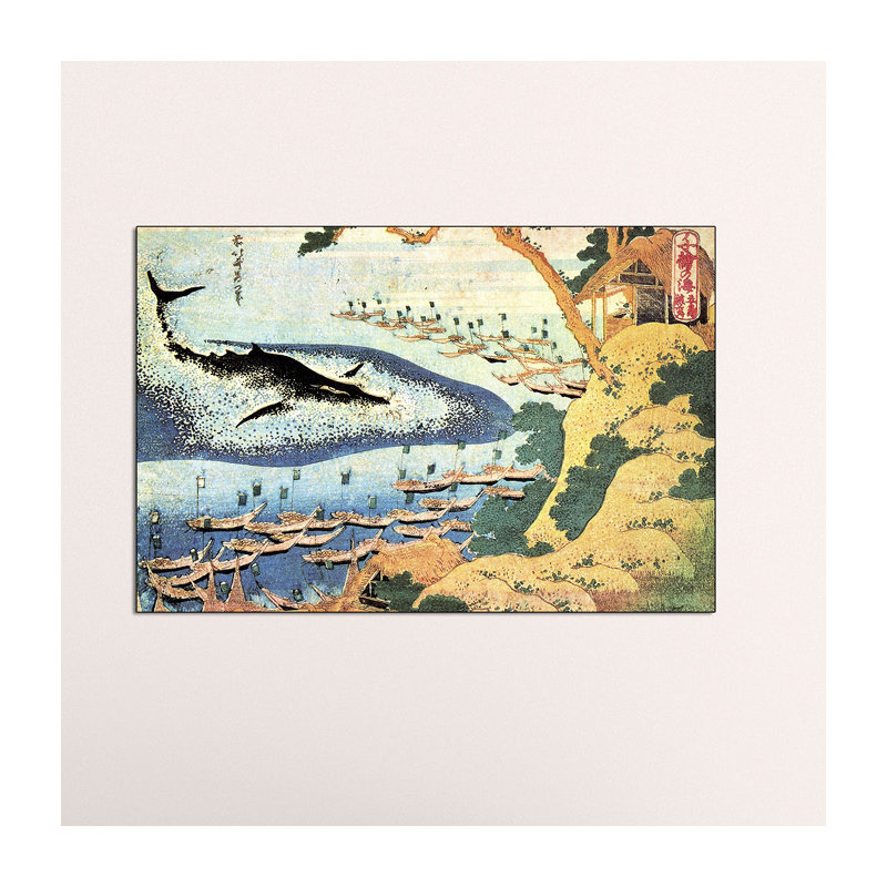 Hokusai - Wrapped Canvas Painting, 60cm H x 90cm W x 1.8cm D