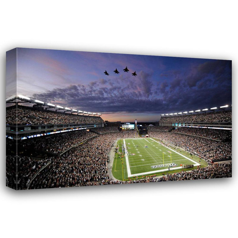 Gillette Stadium, 27" H x 40" W