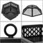 Round Iron Charcoal Fire Pit