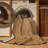Machine Washable Solid Brown Area Rug-460342535