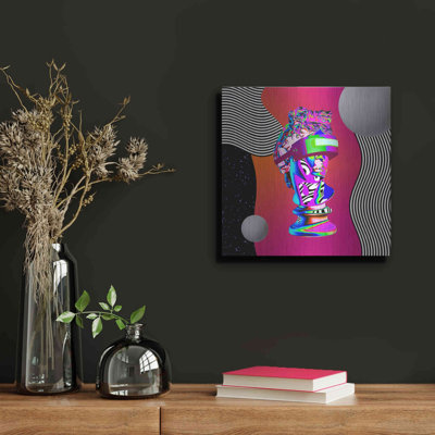 Orren Ellis 'Cyberpunk David ' by Luxe Metal Portfolio, Metal Wall Art