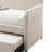 Jagger Fog Fabric Daybed W/Trundle (Twin)