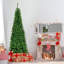 Arbre de Noël à motif de sapin de Noël à charnières de 6,5 pi avec lumières DEL colorées 250 The Holiday Aisle®