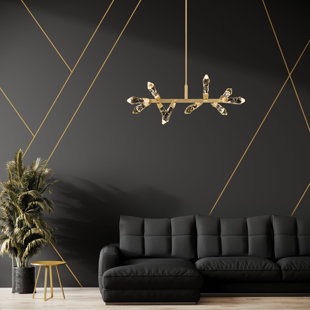 Luminaire suspendu en cristal 10 lumières Angelus