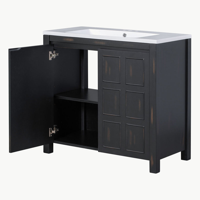 Organisateur de meuble-lavabo 36 po avec lavabo