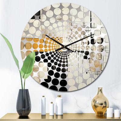Yord - Horloge murale peinture abstraite