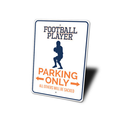 Enseigne de football en aluminium