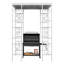 Euphemia 1.8m x 1.8m Metal BBQ Gazebo