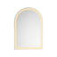 Miroir de salle de bain à DEL 26 * 38 - Lumen élevé, rapide, gradateur, température de couleur réglable, aluminium, brume de lumière blanche avec lumière chaude / neutre / blanc-709069881