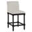Tamami 26" High Modern Farmhouse Turned Leg Beaded Counter Stool(Set of 3)-99277277-99277278-99277279