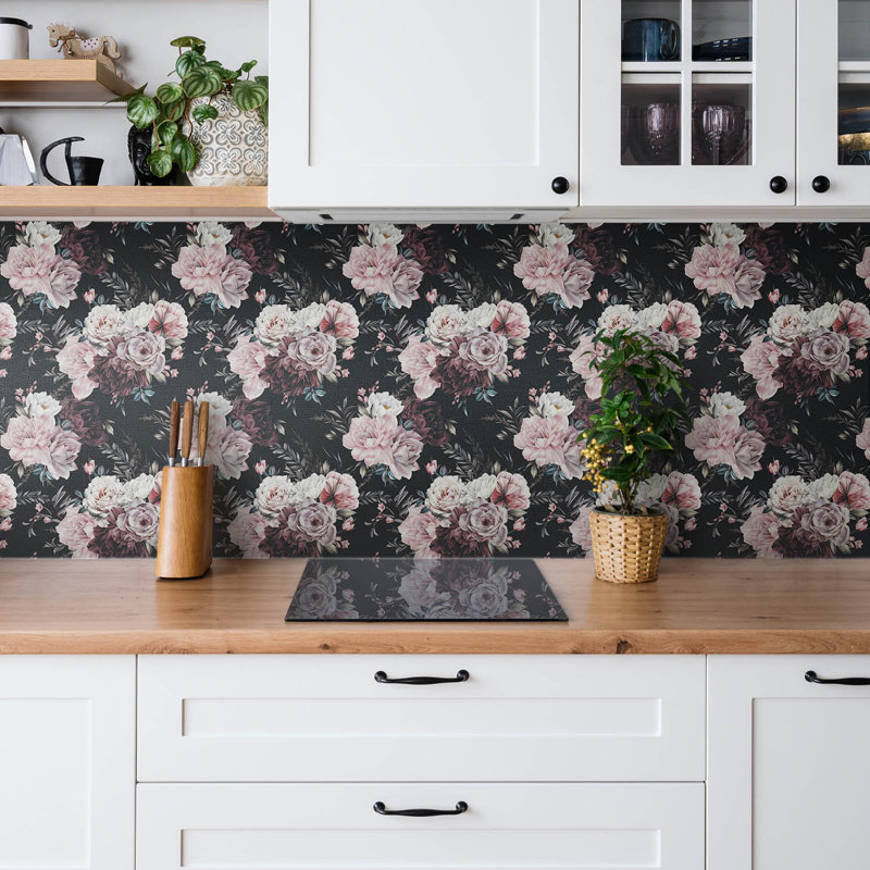 Aukeem 30 x 30 cm PVC Tile in Black