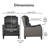 Finch Eddington Recliner Chair with Nailhead Trims-180651840