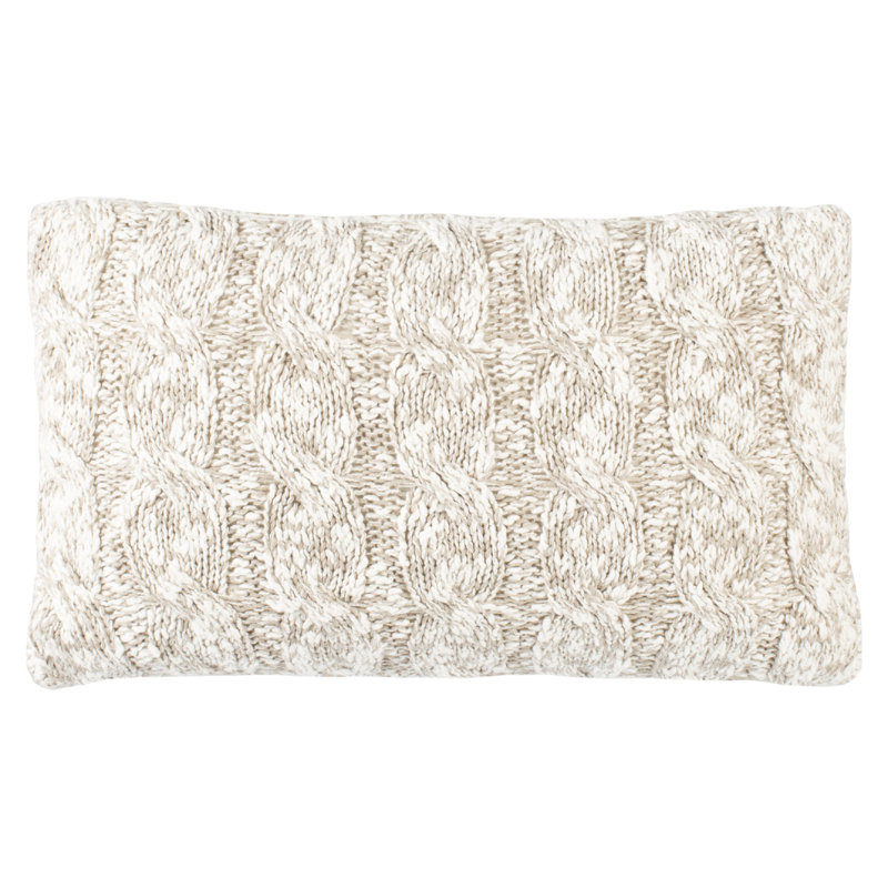  Lumbar Pillow Cover & Insert, 12" x 20"