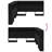 vidaXL Storage Headboard with Shelf Black Oak 62.99 in Engineered Wood-561613149