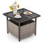 Table d'appoint en osier et rotin -2071975700