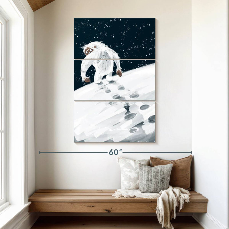 Brampt Monster Yeti, 50" H x 32" W