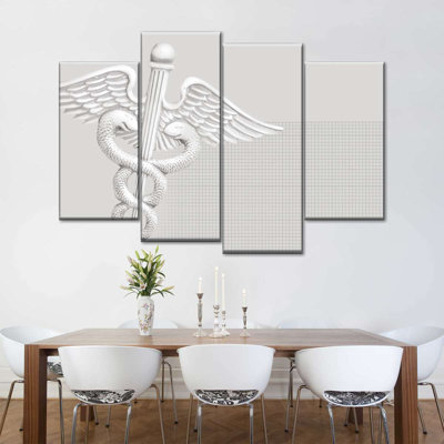 " Medical Caduceus " 4 - Pieces
