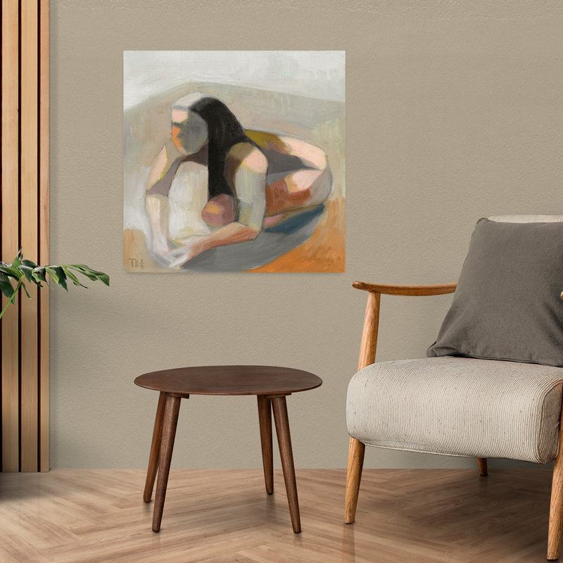 Art contemporain, art contemporain abstrait, H 24 po x l 24 po