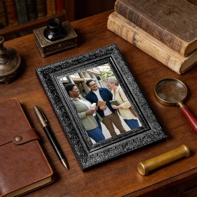 Cadre photo noir 1 PC 5 po x 7 po avec changement de photo facile