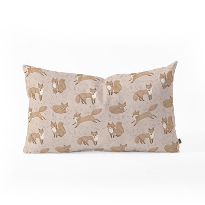 Coussin lombaire pimlada phuapradit fox et feuillage