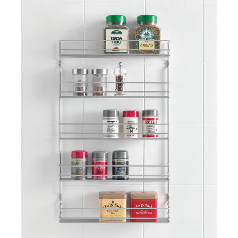 Pepito 5 Spice Rack with 5 Levels Silver