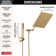 10-inch Raincan Shower Head and Hand Held Shower Combo, Rainfall Shower Head and Hand Shower