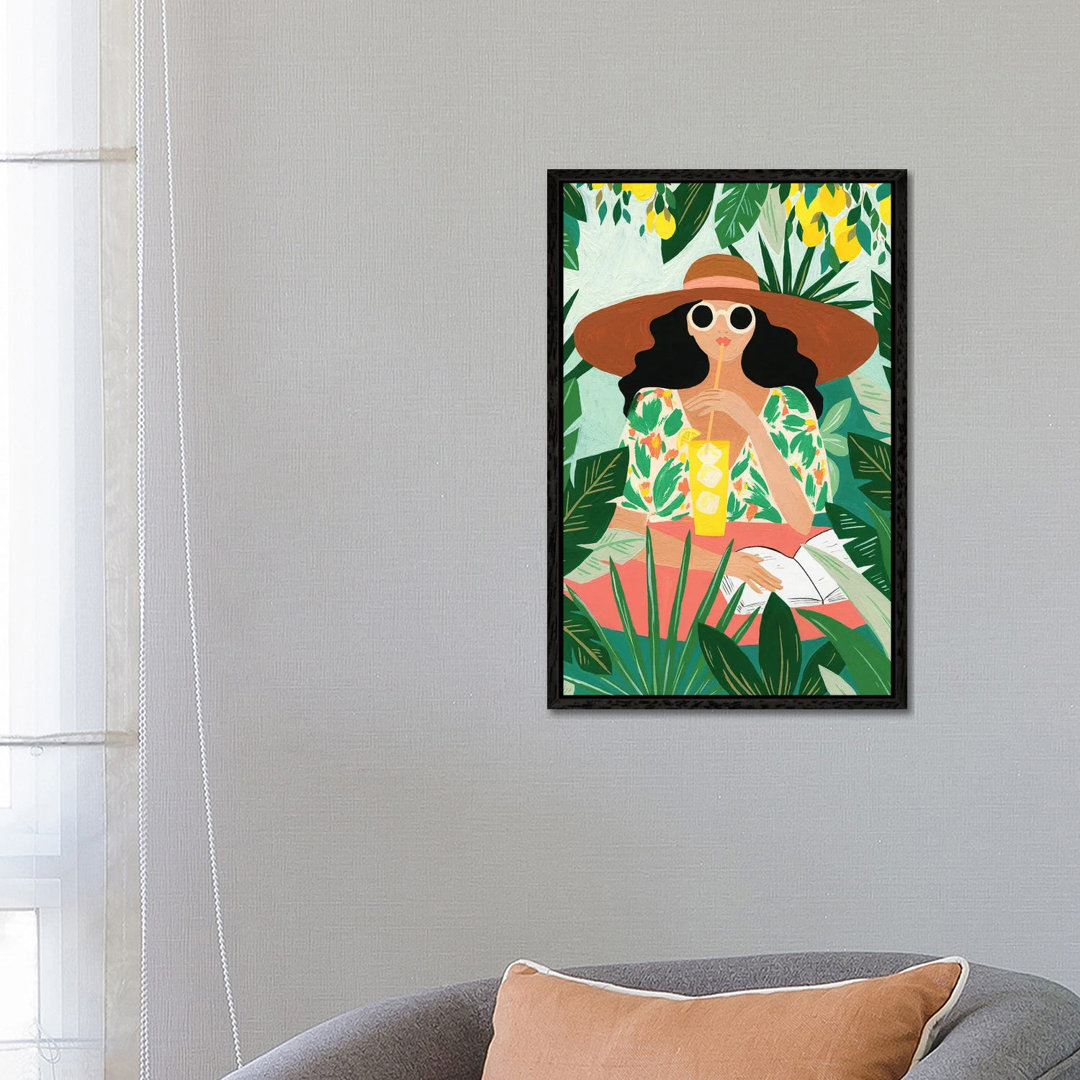 Under The Lemon Tree von Emily Kopcik - Galerie-verpackte Leinwand Giclée