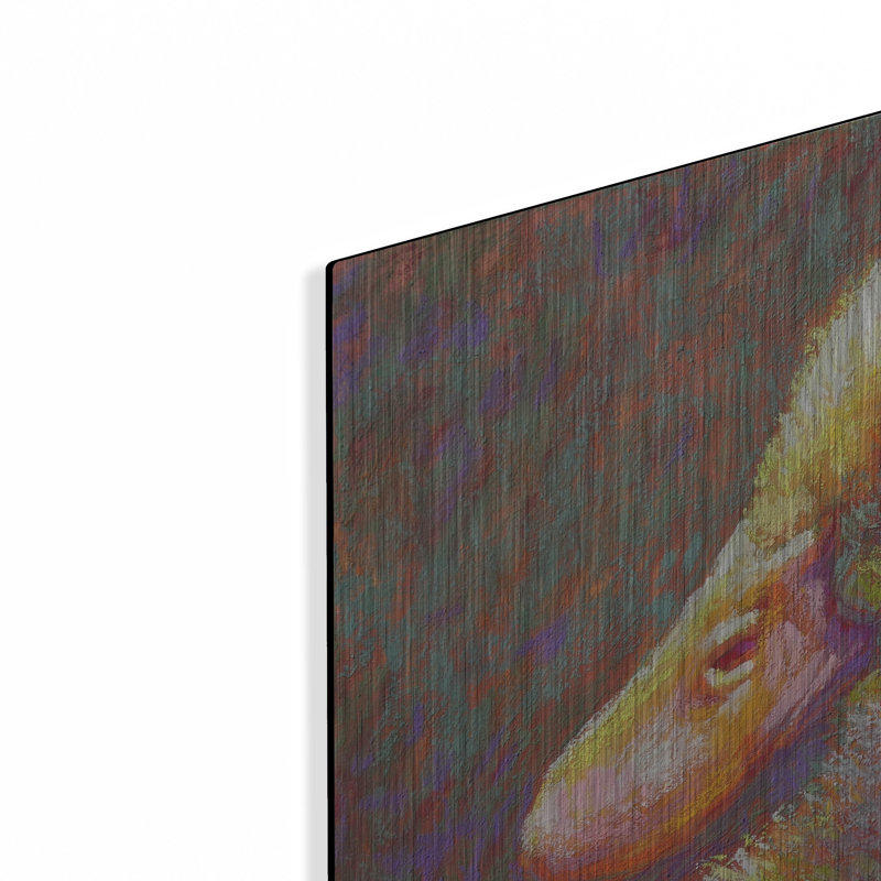 «Ducky» par Rita Kirkman, art mural en métal, 12 po x 12 po, H 24 po x l 24 po
