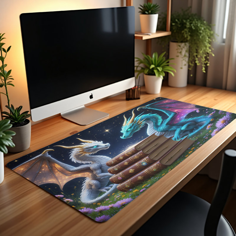 Polyester Desk Pad, 31.5x15.5