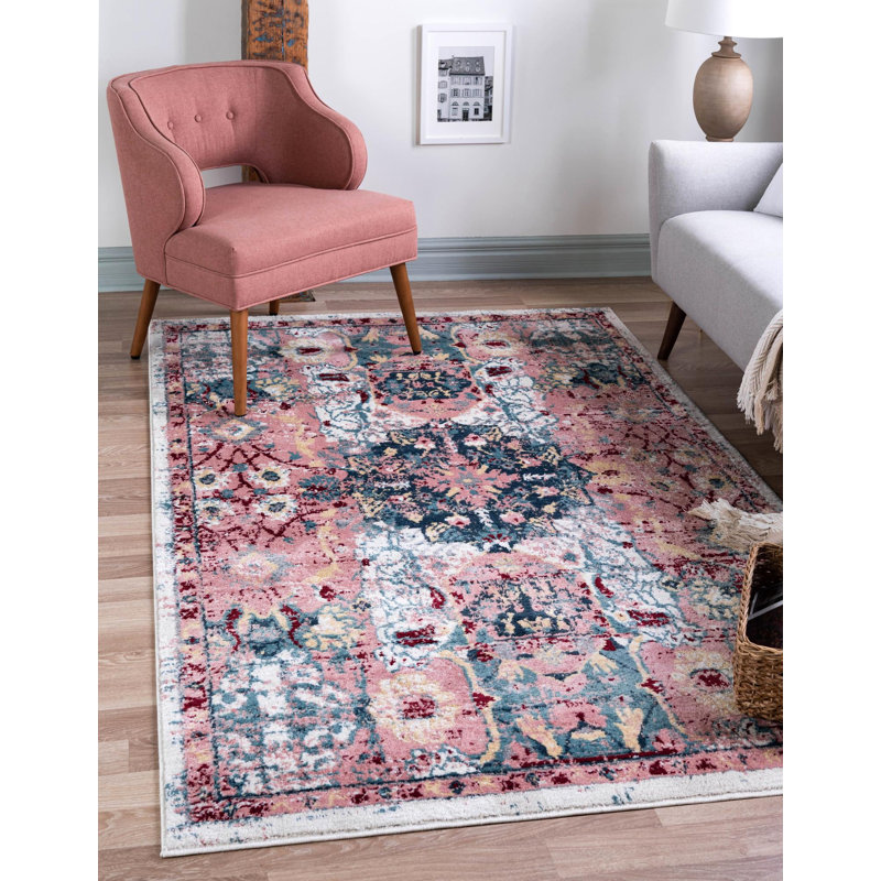 Endel Abstract Indoor Rug, Rectangle 6' x 9'