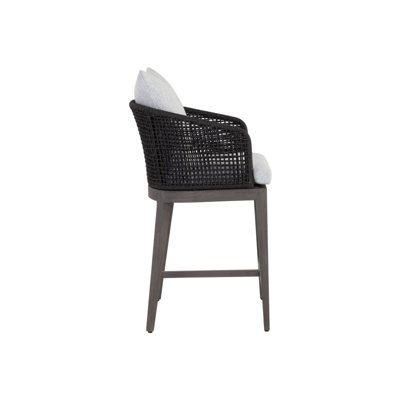 Capri Outdoor Teak Bar Stool