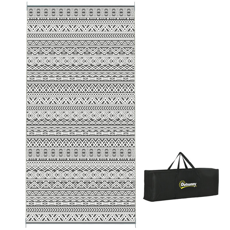 Reversible Outdoor Rug, Runner 9' x 18'