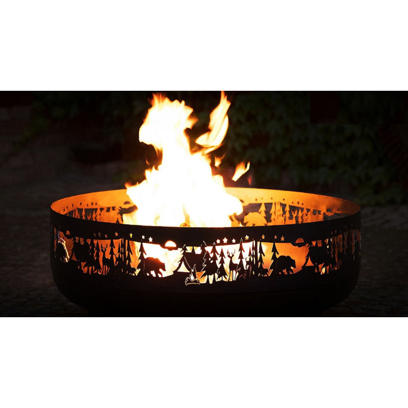 Steel Wood Burning Smokeless Fire Pit