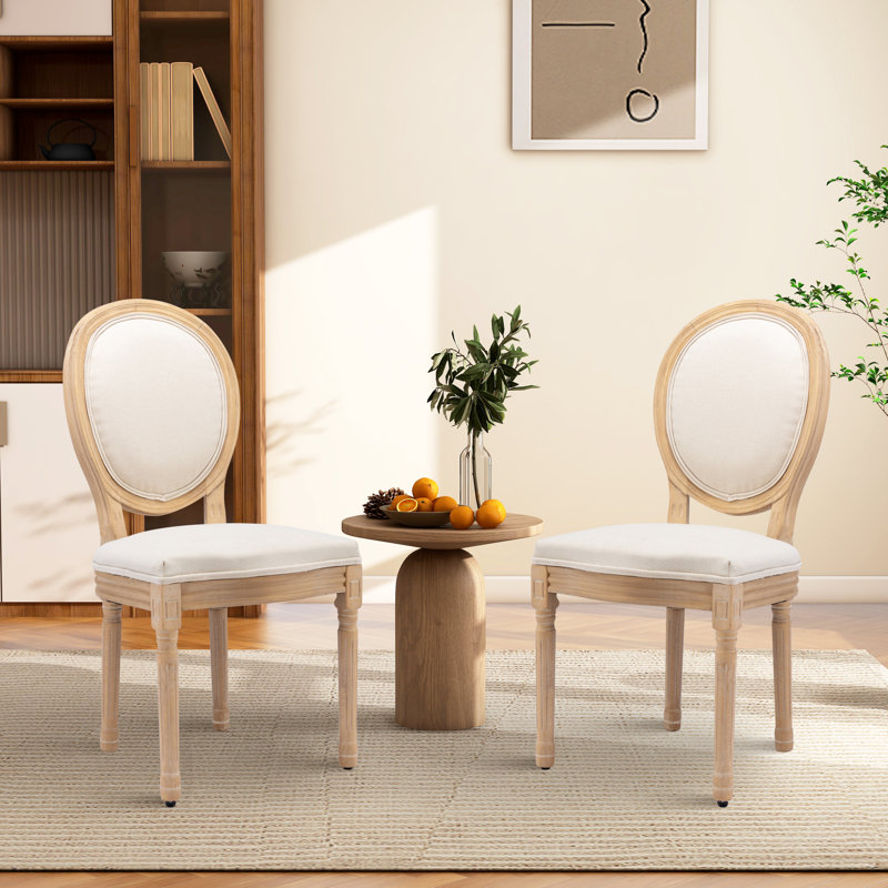 Chaise d'appoint Veana, Beige