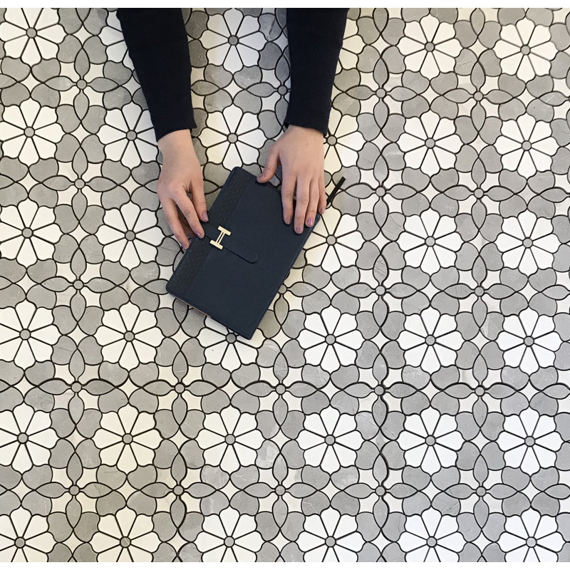 12" x 12" Porcelain Mosaic Wall and Floor Tile