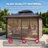 Sunjoy Universal Mosquito Netting for 10ft. x 12ft. Hardtop Gazebo with White LED lights (Battery operated, not included)-125766582