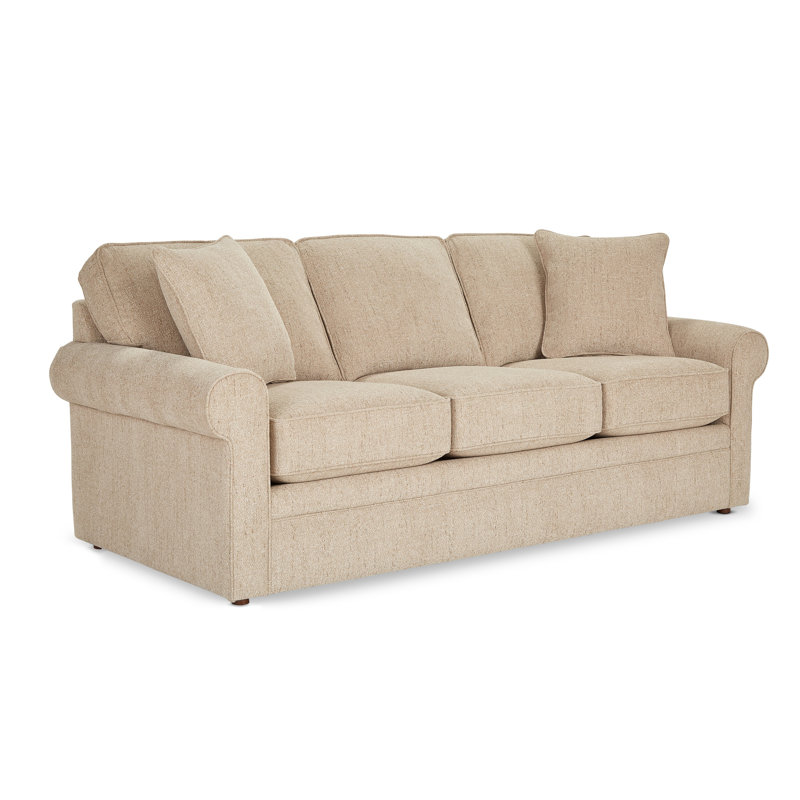 Canapé Collins, 100 % polyester bisque